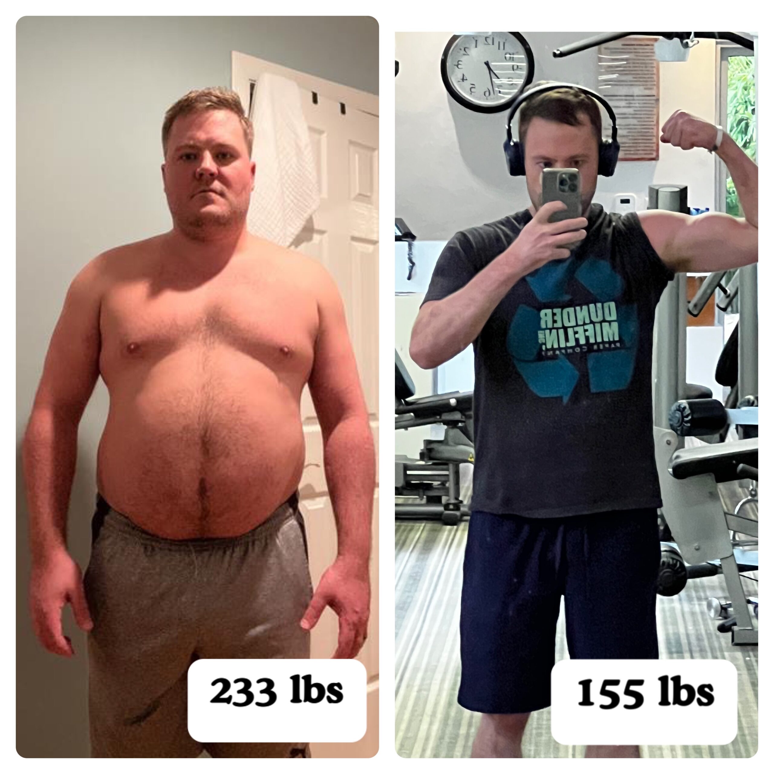 78 lb fat loss