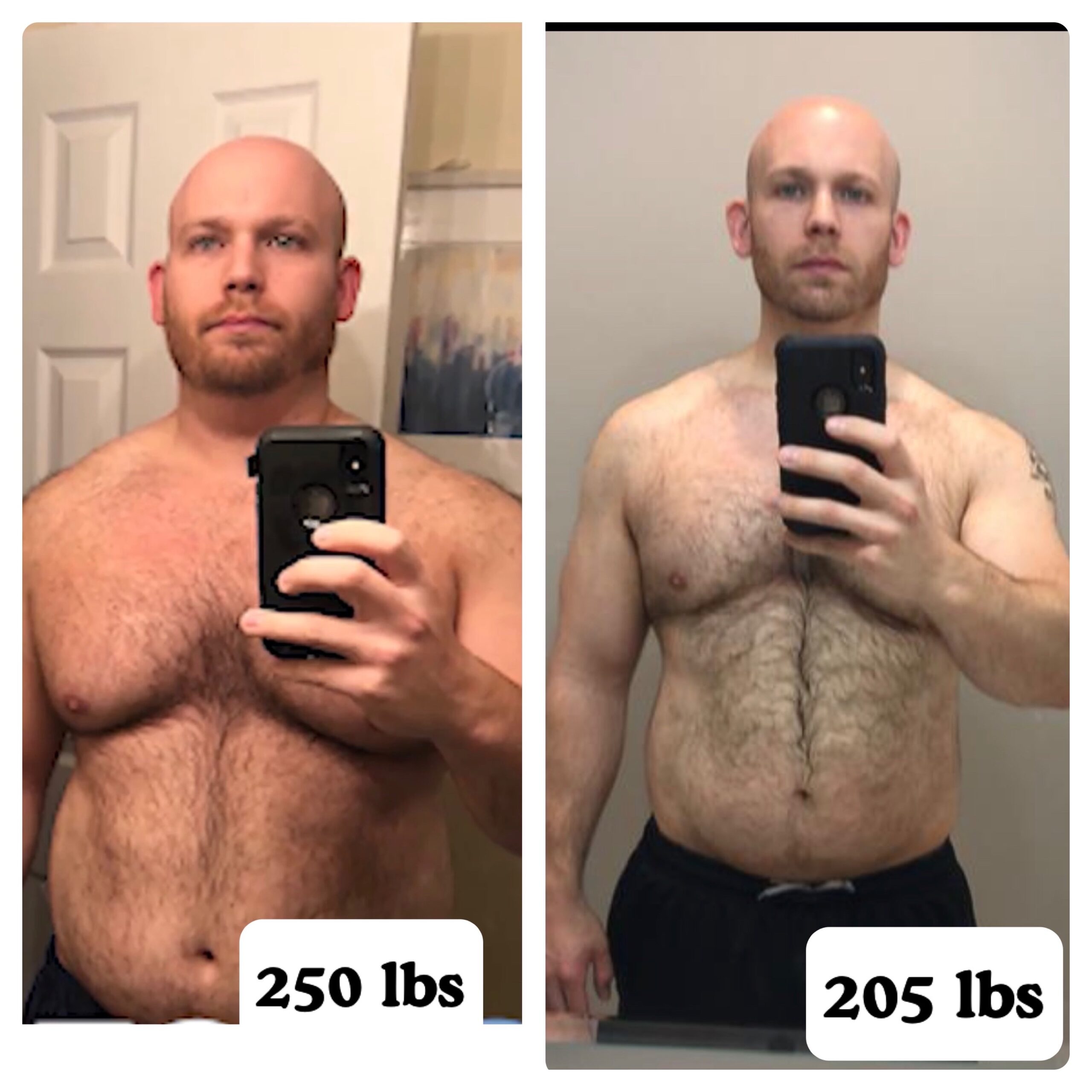 45 lb recomp